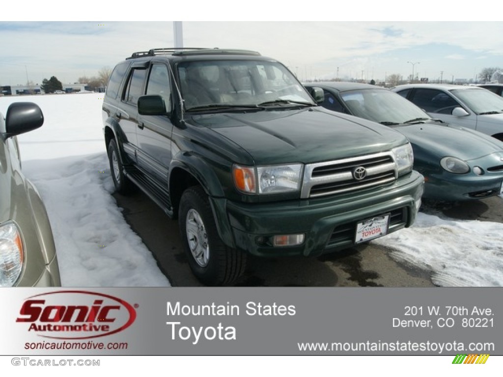1999 4Runner Limited 4x4 - Imperial Jade Green Mica / Oak photo #1