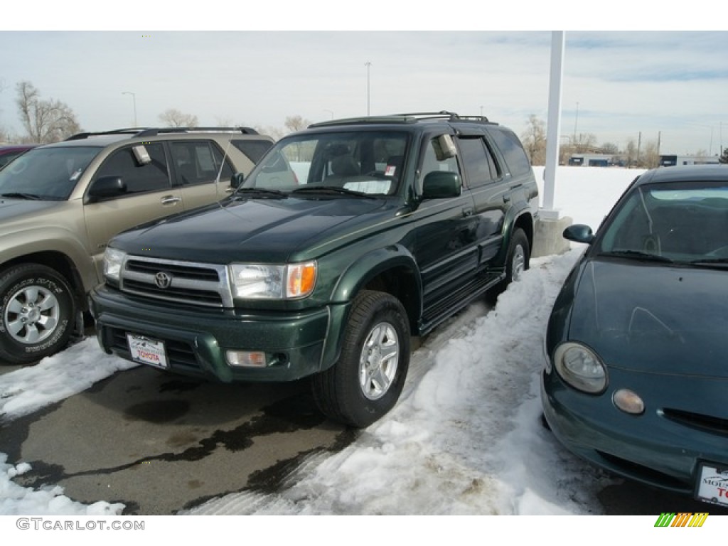 1999 4Runner Limited 4x4 - Imperial Jade Green Mica / Oak photo #4