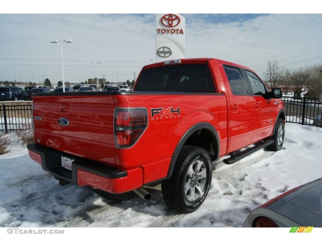 2011 F150 FX4 SuperCrew 4x4 - Race Red / Black photo #2