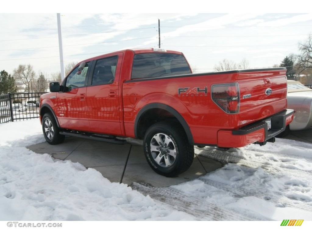 2011 F150 FX4 SuperCrew 4x4 - Race Red / Black photo #3