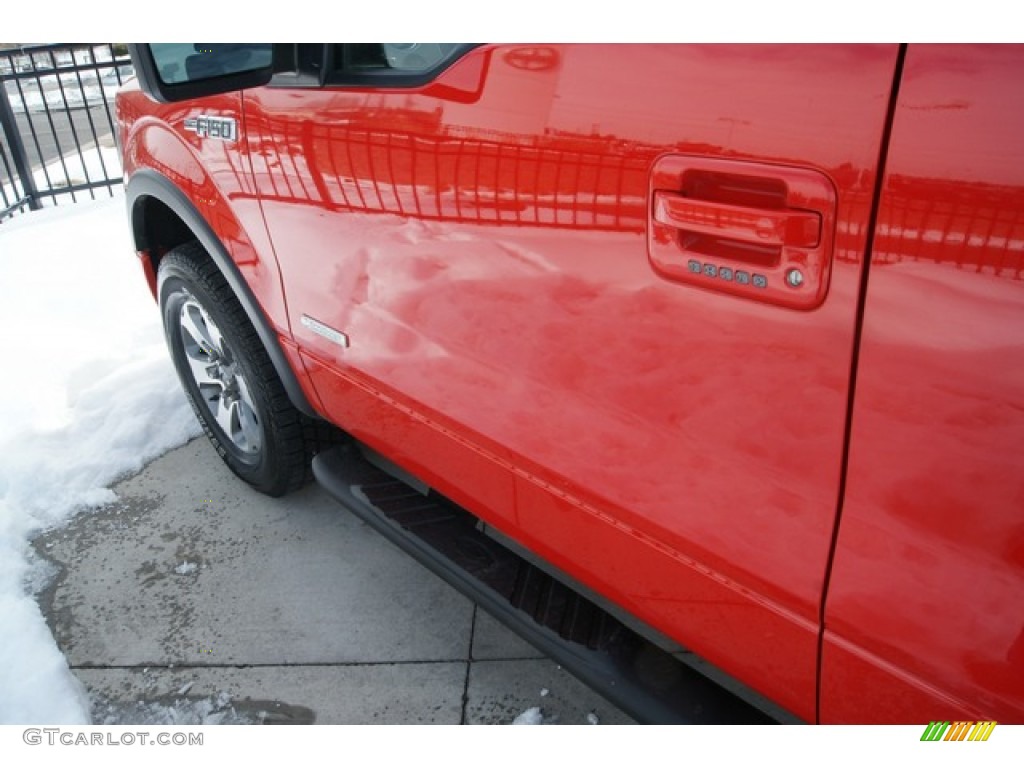 2011 F150 FX4 SuperCrew 4x4 - Race Red / Black photo #25