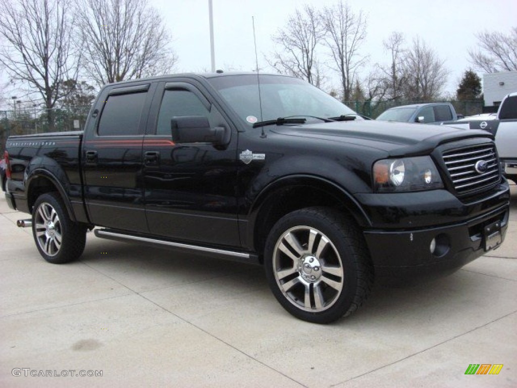 Black 2007 Ford F150 Harley-Davidson SuperCrew 4x4 Exterior Photo #60923024