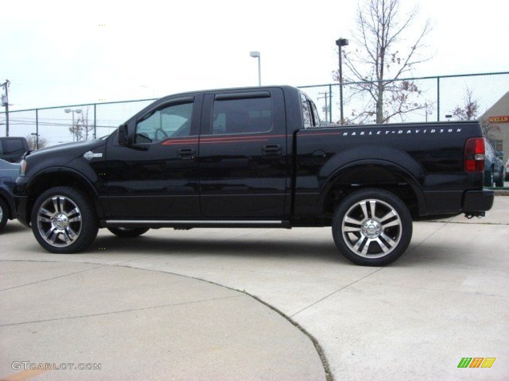 Black 2007 Ford F150 Harley-Davidson SuperCrew 4x4 Exterior Photo #60923057