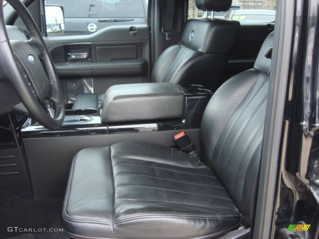 Black Interior 2007 Ford F150 Harley-Davidson SuperCrew 4x4 Photo #60923084