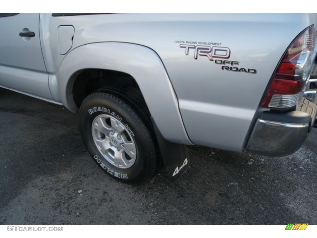 2009 Tacoma V6 TRD Double Cab 4x4 - Silver Streak Mica / Graphite Gray photo #23