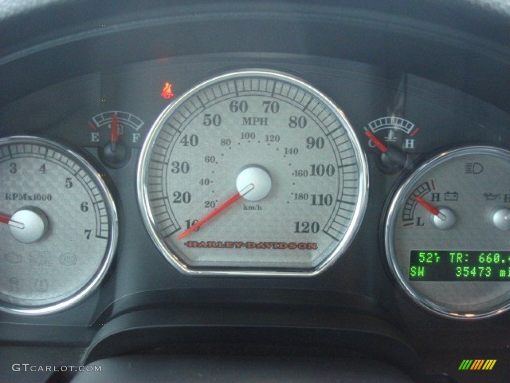 2007 Ford F150 Harley-Davidson SuperCrew 4x4 Gauges Photo #60923111