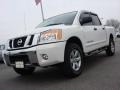 Blizzard White 2011 Nissan Titan SV Crew Cab 4x4