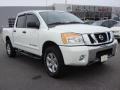 Blizzard White - Titan SV Crew Cab 4x4 Photo No. 8