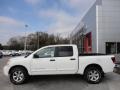 Blizzard White 2012 Nissan Titan SV Crew Cab Exterior