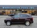 2011 Dark Cherry Kia Sorento EX AWD  photo #1