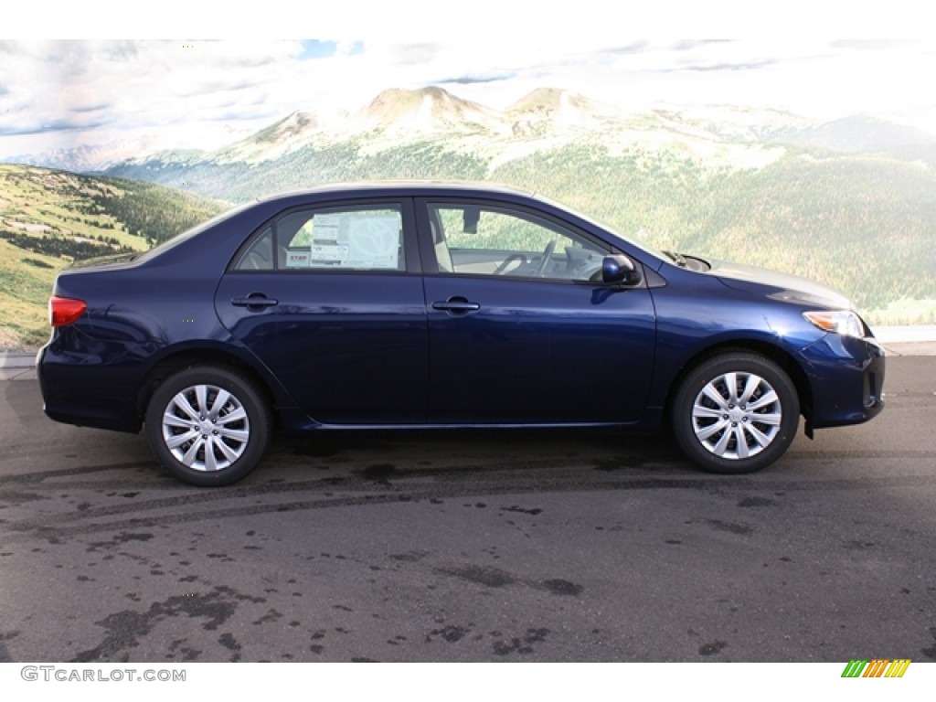 2012 Corolla LE - Nautical Blue Metallic / Bisque photo #2