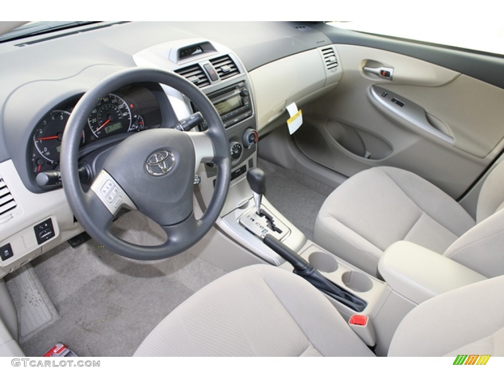 2012 Corolla LE - Nautical Blue Metallic / Bisque photo #5