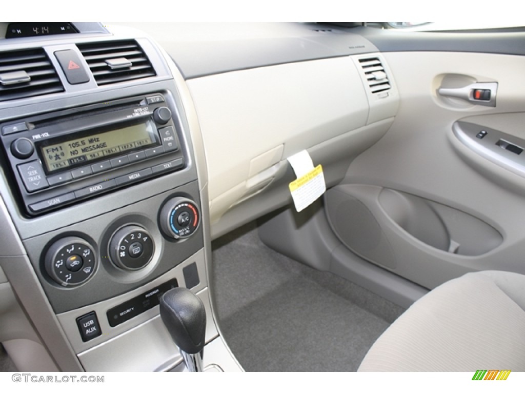 2012 Corolla LE - Nautical Blue Metallic / Bisque photo #6