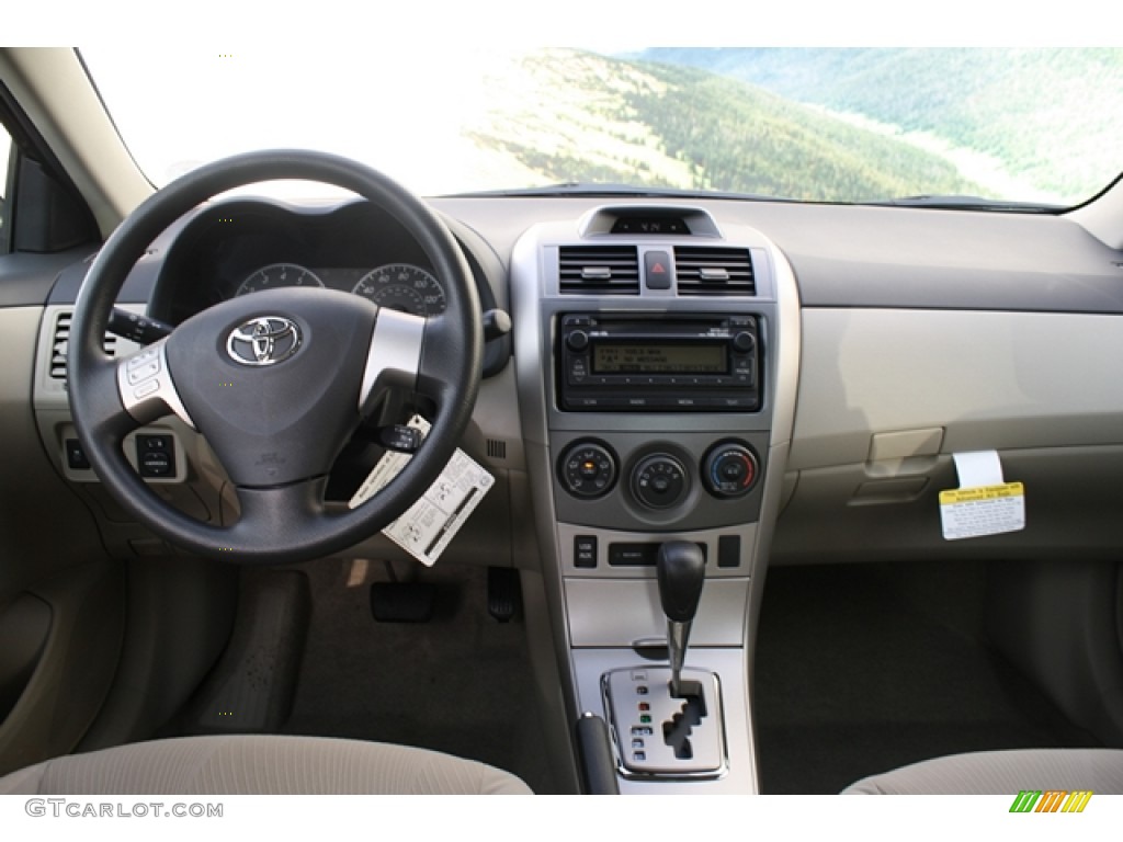 2012 Corolla LE - Nautical Blue Metallic / Bisque photo #10