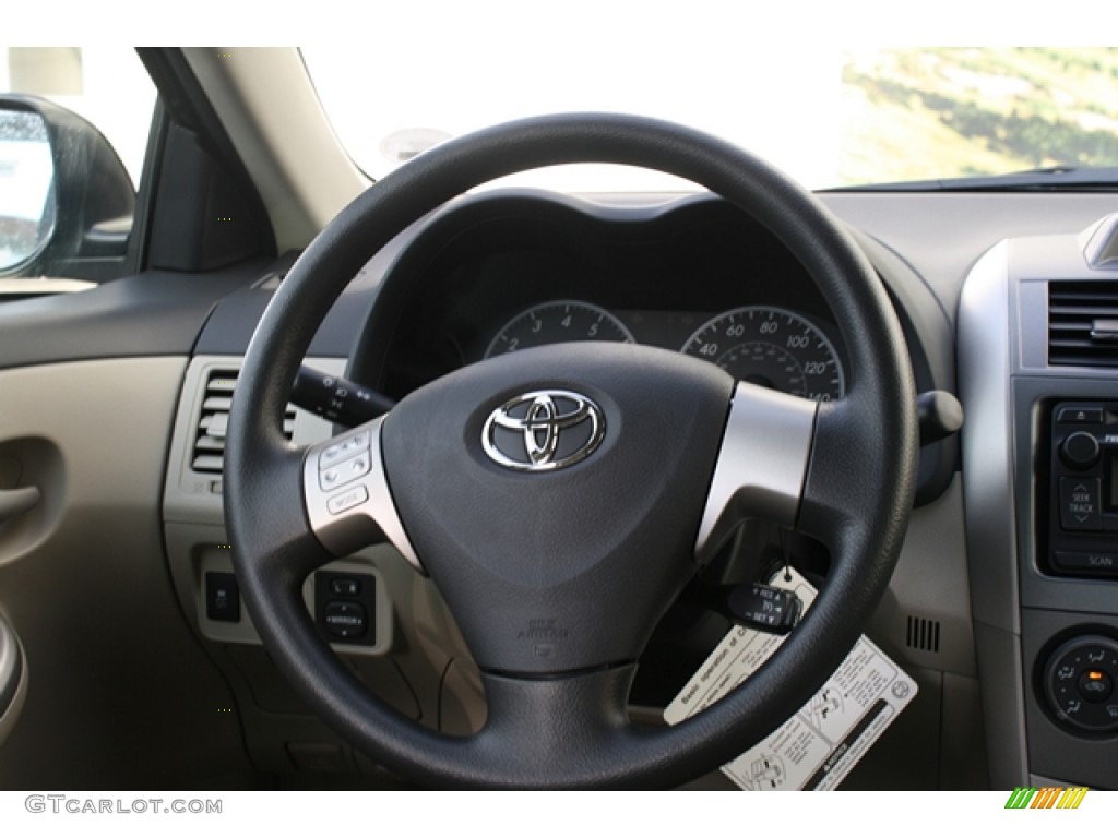 2012 Corolla LE - Nautical Blue Metallic / Bisque photo #11