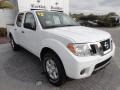 Avalanche White 2012 Nissan Frontier SV Crew Cab Exterior