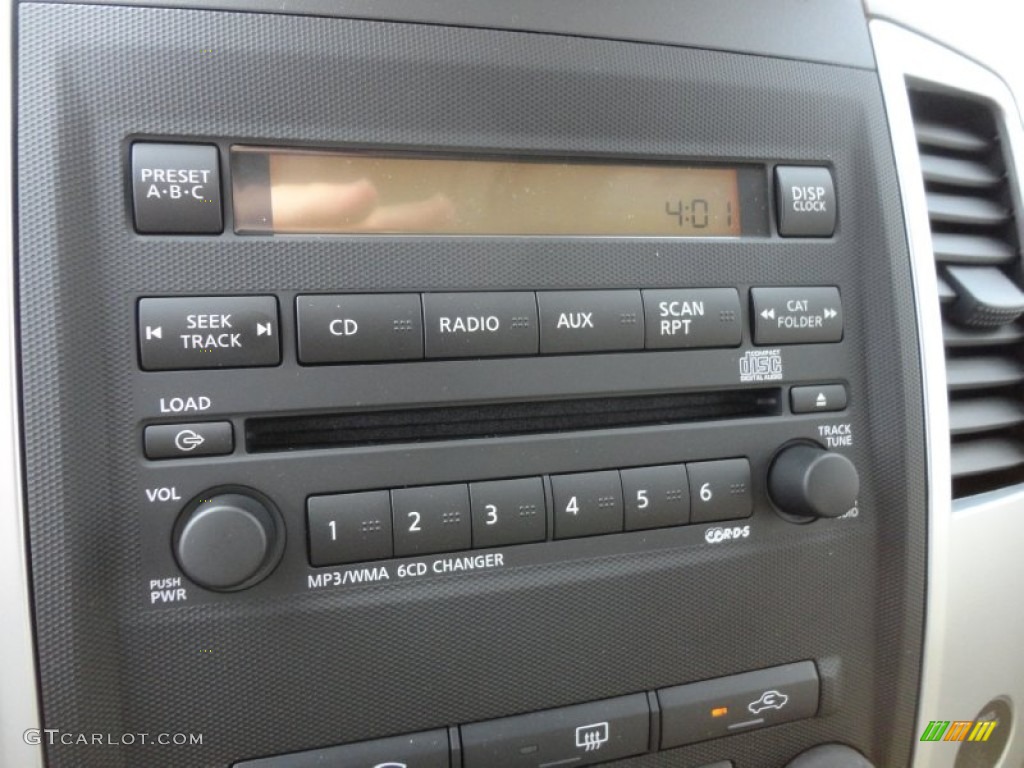 2012 Nissan Frontier SV Crew Cab Audio System Photo #60926045