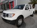 2012 Avalanche White Nissan Frontier S Crew Cab  photo #1