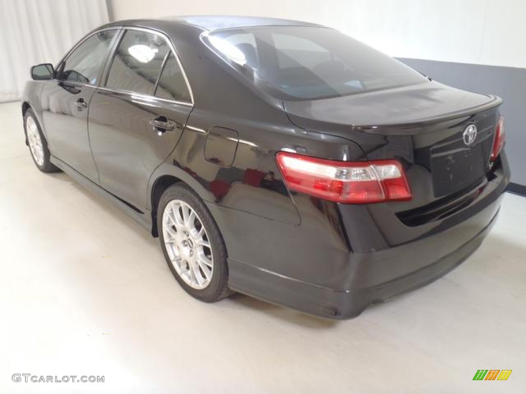 2007 Camry SE V6 - Black / Dark Charcoal photo #19