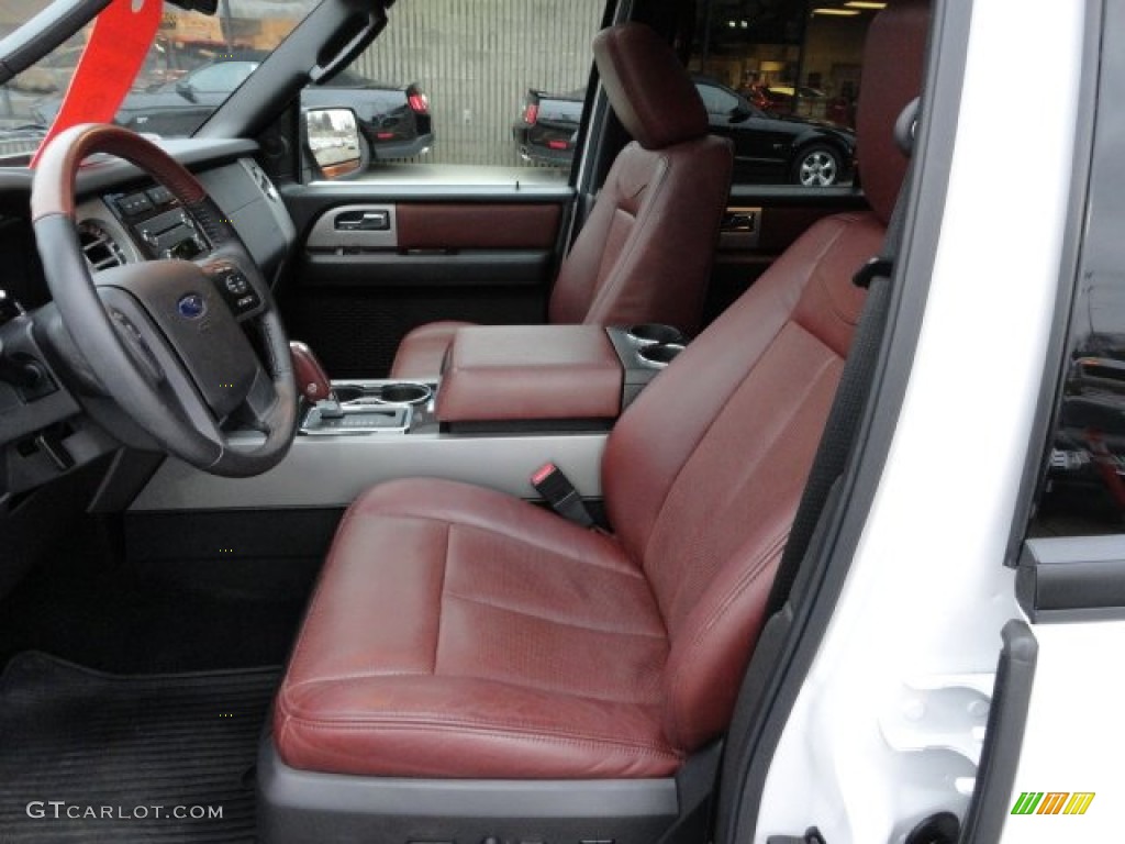 Chaparral Leather Interior 2011 Ford Expedition King Ranch 4x4 Photo #60927062