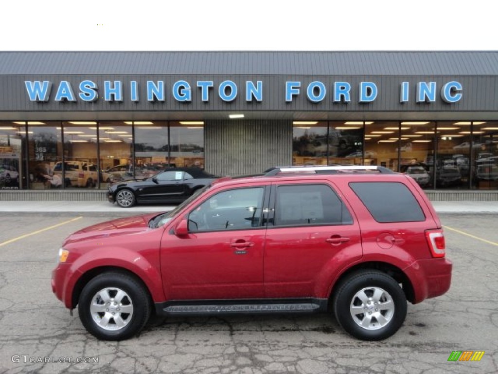 2009 Escape Limited V6 4WD - Redfire Pearl / Charcoal photo #1