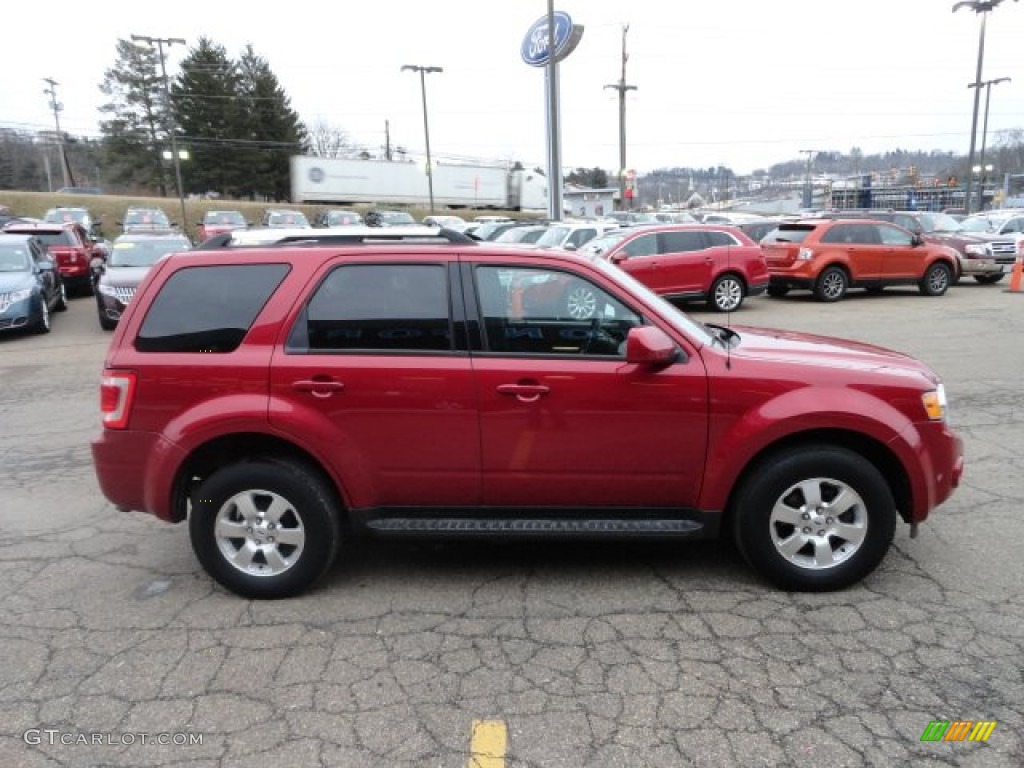 2009 Escape Limited V6 4WD - Redfire Pearl / Charcoal photo #5