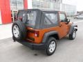 2011 Mango Tango Pearl Jeep Wrangler Sport 4x4  photo #11