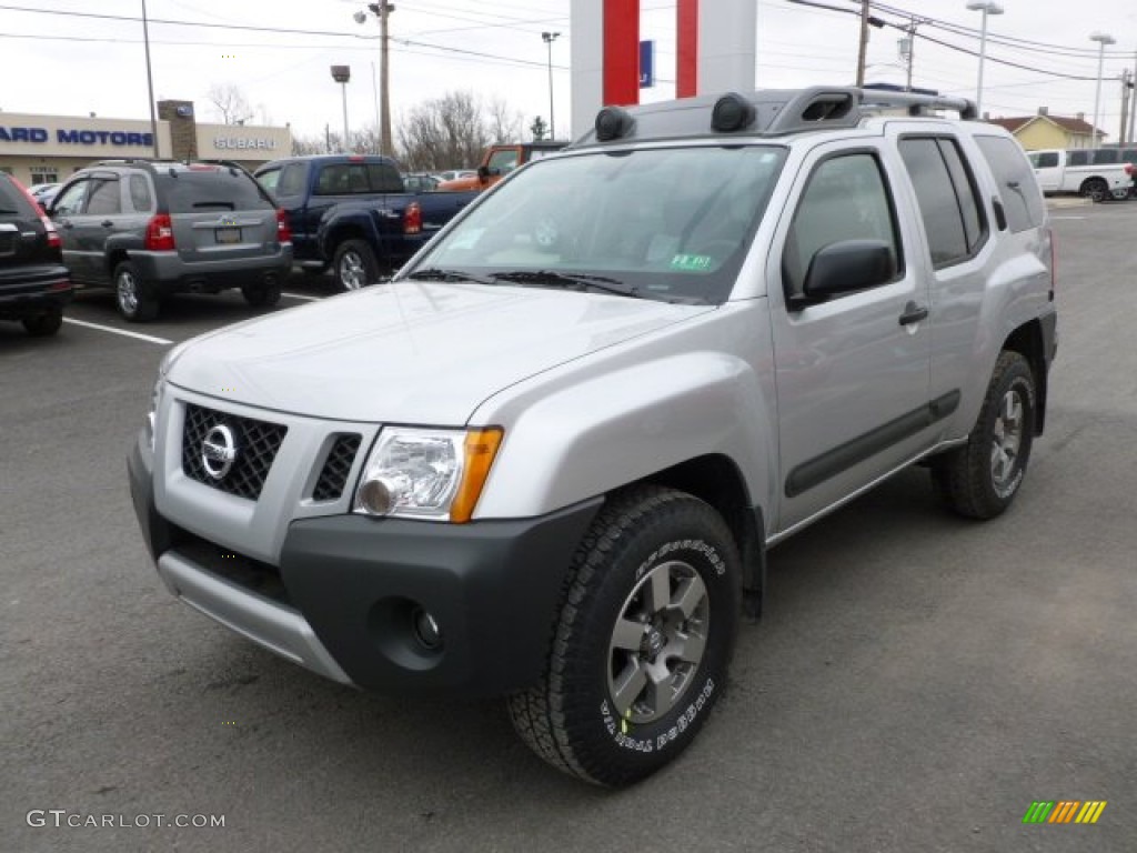 Brilliant Silver 2012 Nissan Xterra Pro-4X 4x4 Exterior Photo #60927952