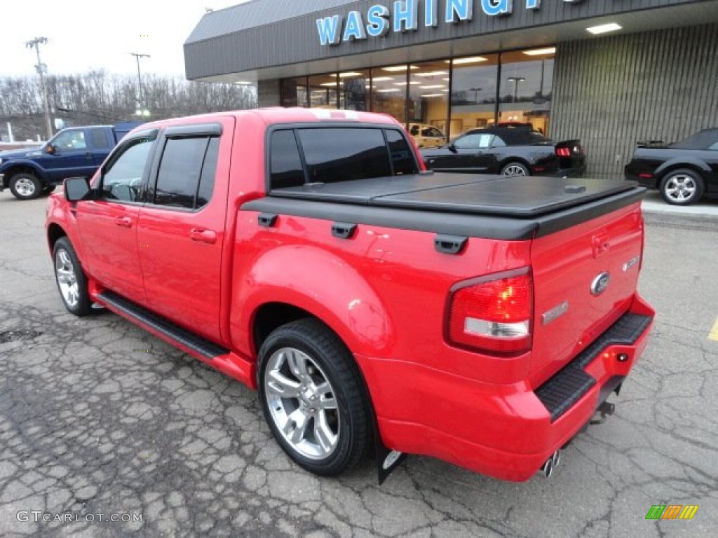 2009 Explorer Sport Trac Adrenaline AWD - Colorado Red / Charcoal Black photo #2