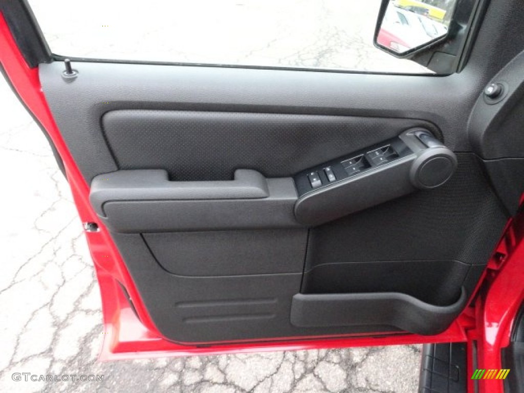 2009 Ford Explorer Sport Trac Adrenaline AWD Charcoal Black Door Panel Photo #60928121