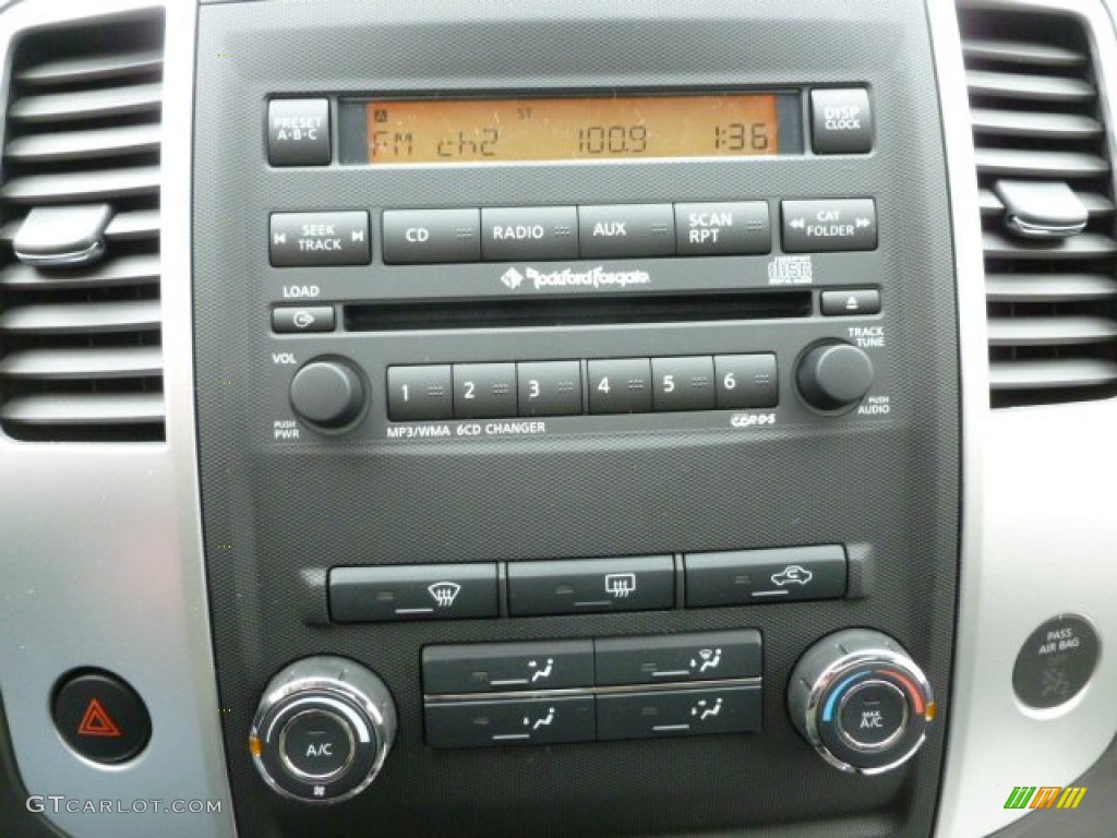 2012 Nissan Frontier Pro-4X Crew Cab 4x4 Audio System Photo #60928170