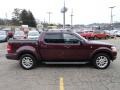 Dark Cherry Metallic 2007 Ford Explorer Sport Trac Limited 4x4 Exterior