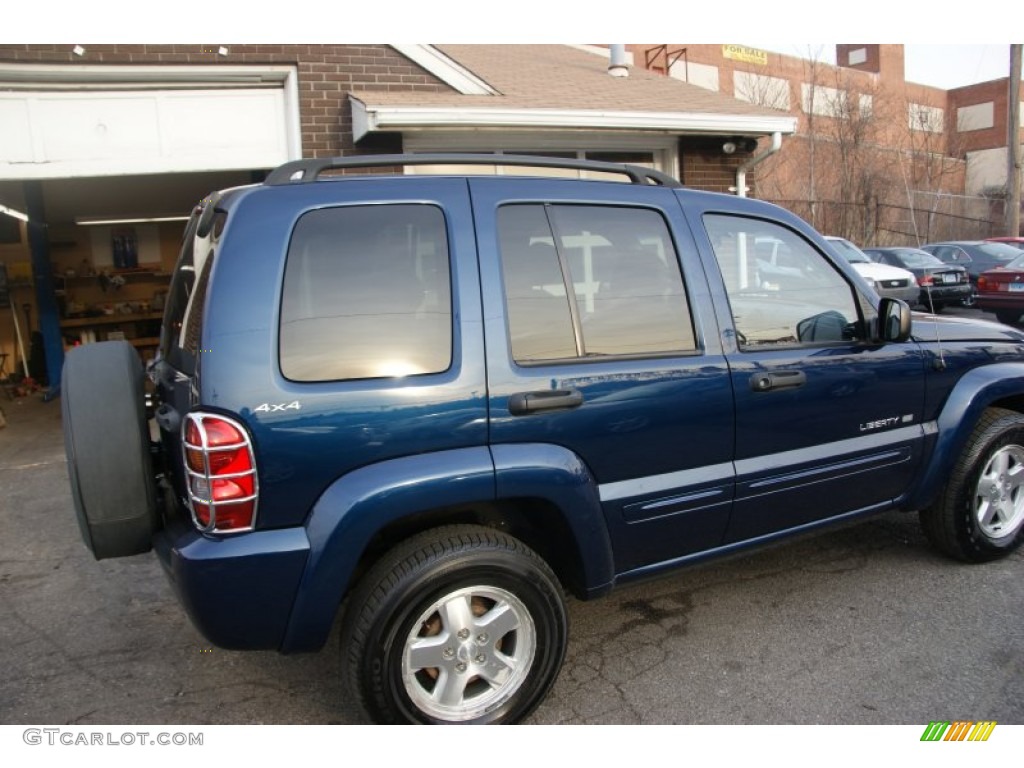 2002 Liberty Limited 4x4 - Patriot Blue Pearlcoat / Dark Slate Gray photo #3