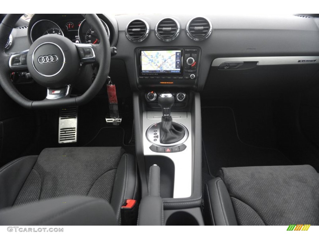 2012 Audi TT 2.0T quattro Coupe Black Dashboard Photo #60930257