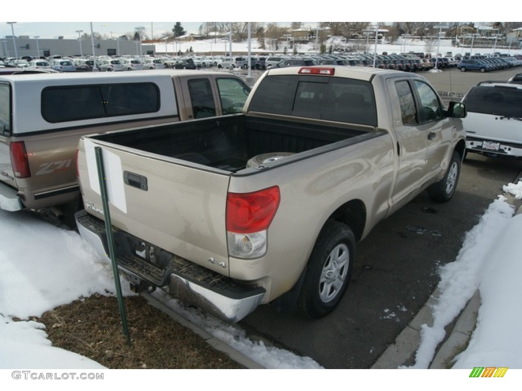 2008 Tundra SR5 Double Cab 4x4 - Desert Sand Mica / Beige photo #2