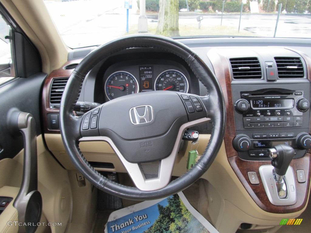 2009 CR-V EX-L 4WD - Urban Titanium Metallic / Ivory photo #16