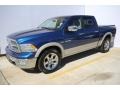 2010 Deep Water Blue Pearl Dodge Ram 1500 Laramie Crew Cab 4x4  photo #11