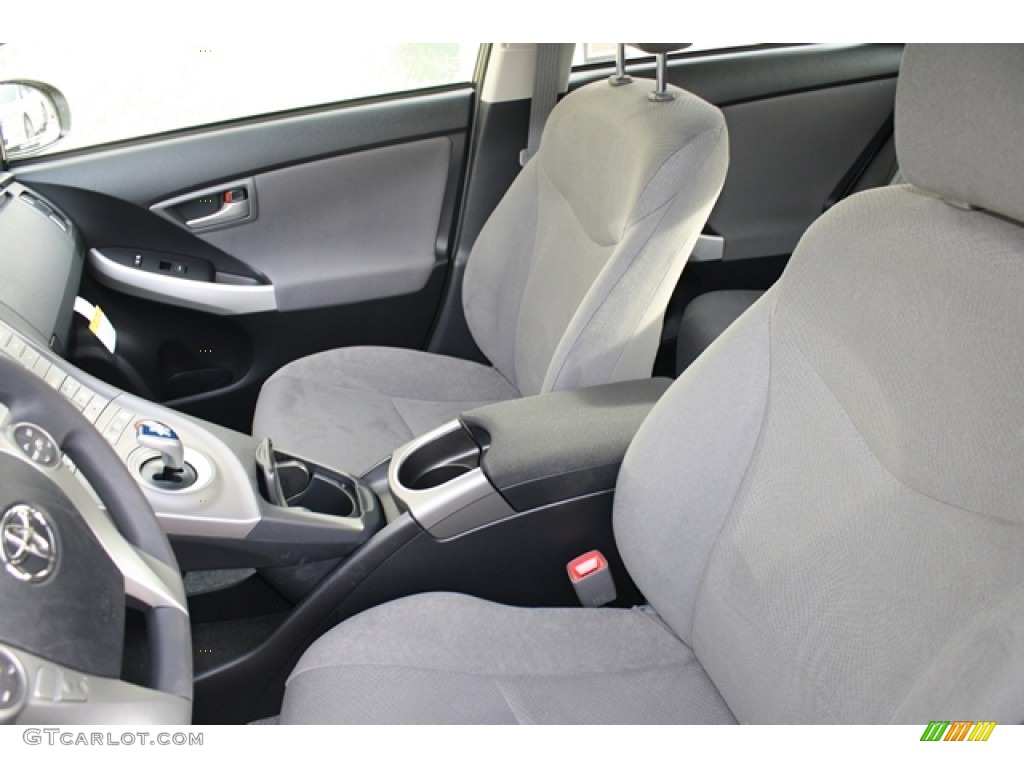 2012 Prius 3rd Gen Two Hybrid - Classic Silver Metallic / Misty Gray photo #7