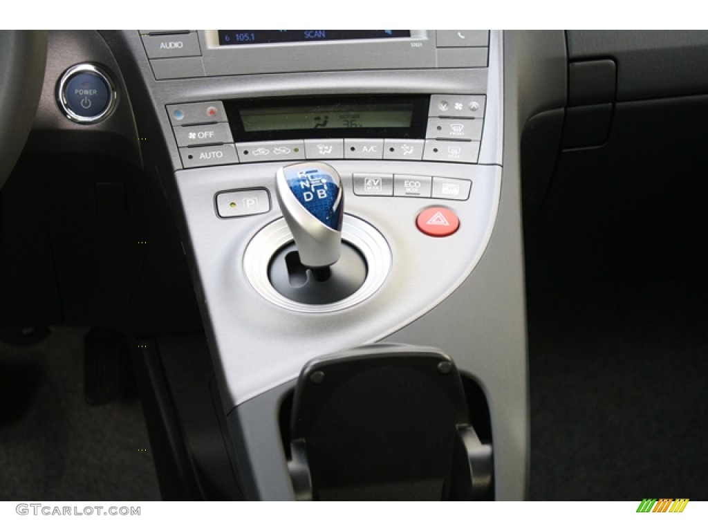 2012 Prius 3rd Gen Two Hybrid - Classic Silver Metallic / Misty Gray photo #13