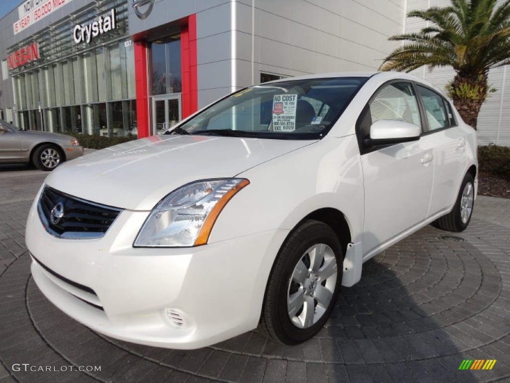 2012 Sentra 2.0 - Aspen White / Charcoal photo #1