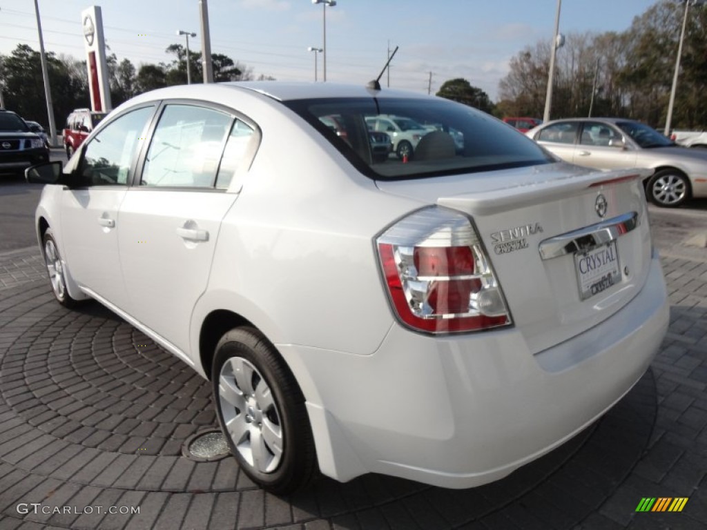 2012 Sentra 2.0 - Aspen White / Charcoal photo #3