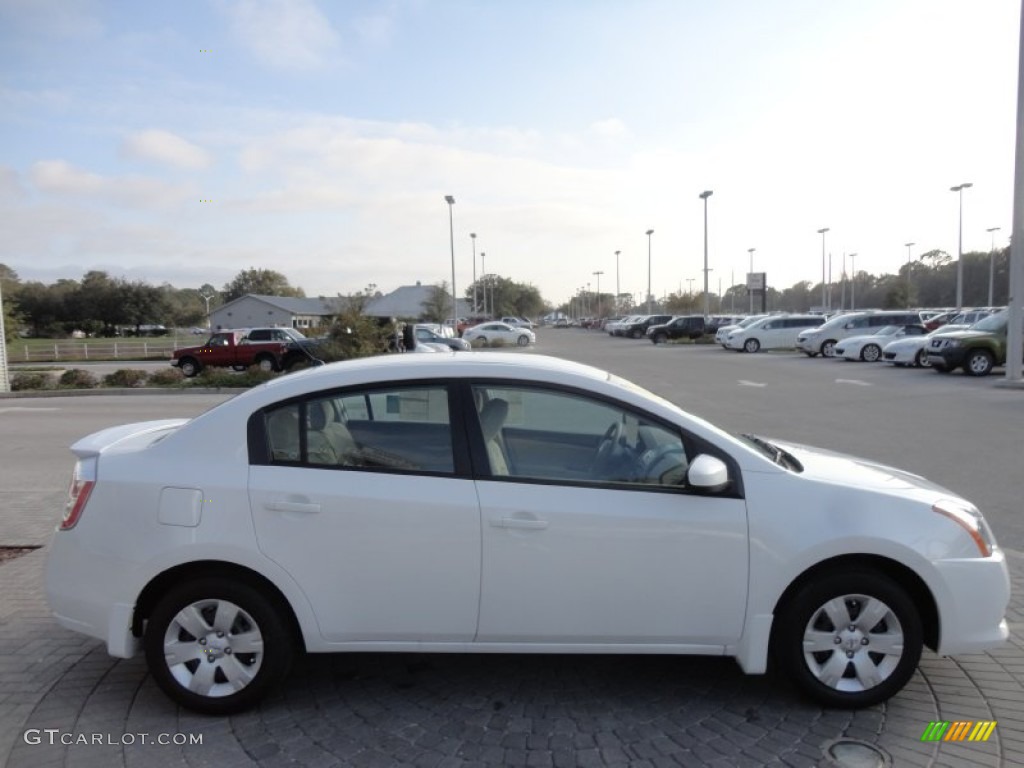 2012 Sentra 2.0 - Aspen White / Charcoal photo #9