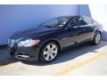 2009 Indigo Blue Metallic Jaguar XF Luxury  photo #12