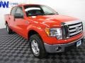 2011 Vermillion Red Ford F150 XLT SuperCrew 4x4  photo #1