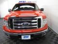 2011 Vermillion Red Ford F150 XLT SuperCrew 4x4  photo #7