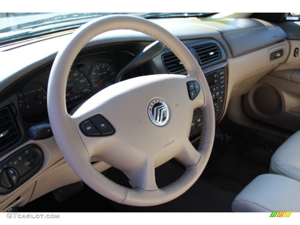 2000 Mercury Sable LS Premium Wagon Medium Parchment Steering Wheel Photo #60935660