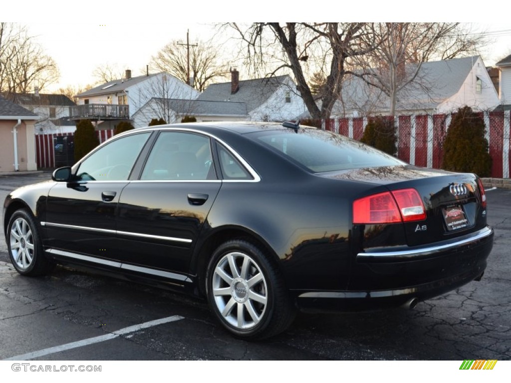 2005 A8 4.2 quattro - Brilliant Black / Black/Amaretto photo #5