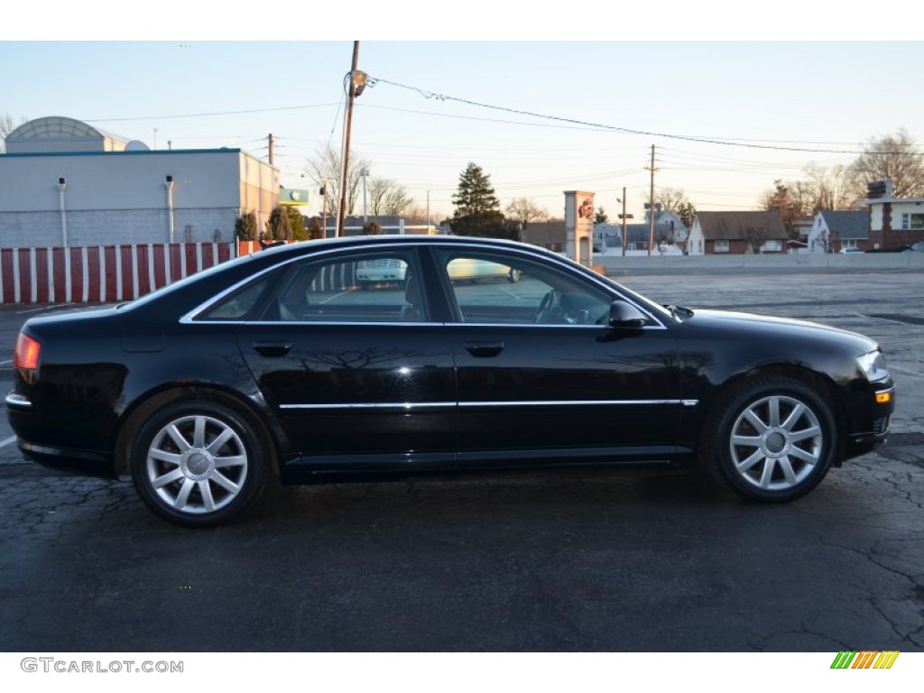 2005 A8 4.2 quattro - Brilliant Black / Black/Amaretto photo #8