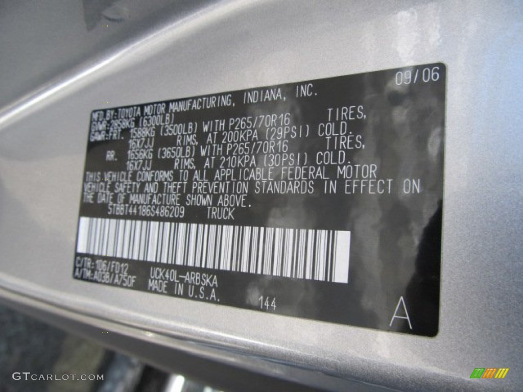 2006 Tundra SR5 TRD Access Cab 4x4 - Silver Sky Metallic / Dark Gray photo #19