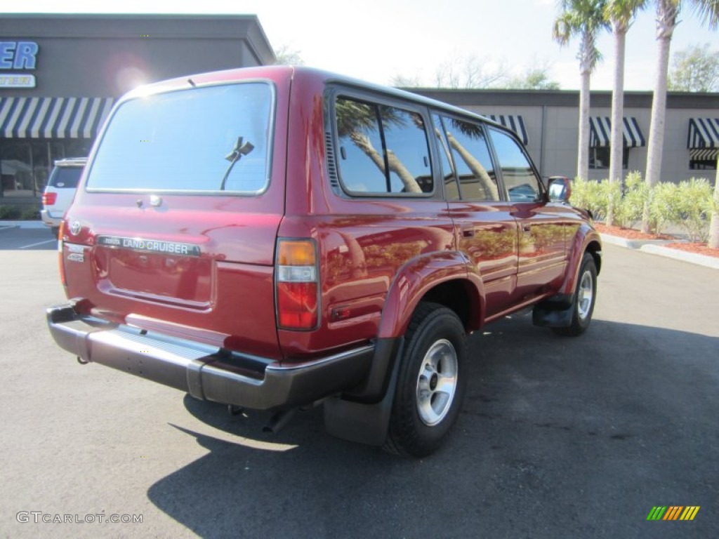 1994 Land Cruiser  - Medium Red Pearl Metallic / Beige photo #5